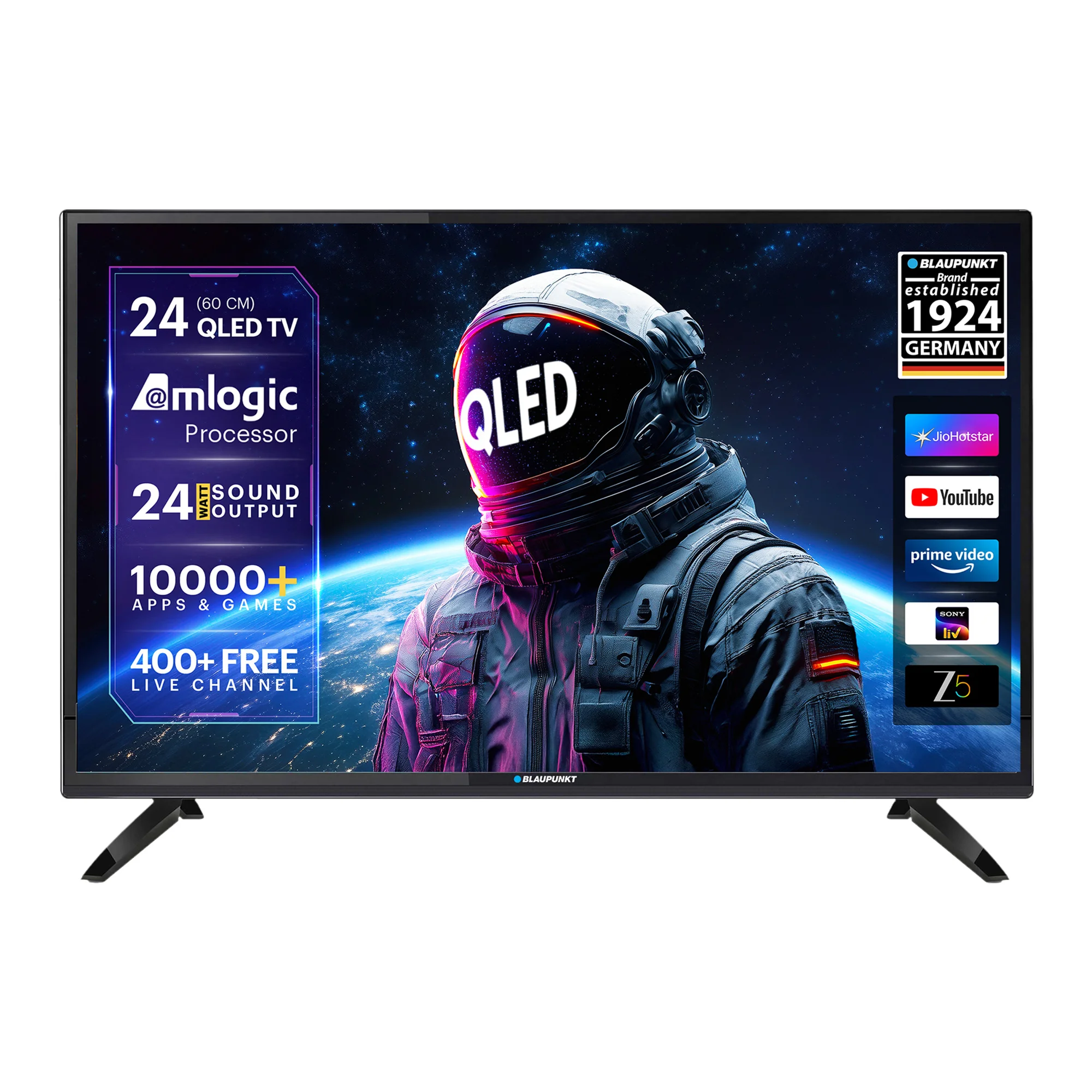 Blaupunkt Sigma QLED 59.69 cm (24 inch) HD Ready LED Smart Linux TV 2025 Edition (24SigmaQ018) view 3