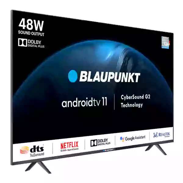 Blaupunkt CyberSound G2 Series 80 cm (32 inch) HD Ready LED Smart Android TV with Dolby Audio & 48 W Sound Output (32CSG7111) view 7