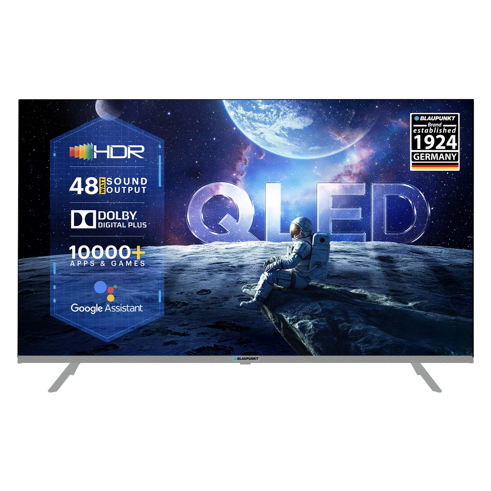 Blaupunkt Quantum Dot 80 cm (32 inch) QLED HD Ready Smart Android TV 2025 Edition with 48W Sound Output | Dolby Audio | Bezel Less Design | RealTek Processor|Chromecast| 10,000 Plus Apps and Games | Google Assistant (32QD7080) view 7