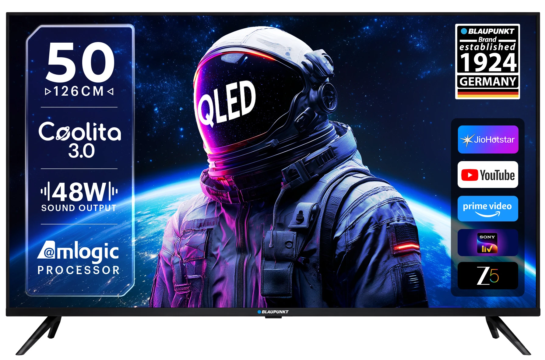 Blaupunkt Sigma 126 cm (50 inch) Full HD LED Smart Linux TV 2026 Edition (50SigmaQ777)