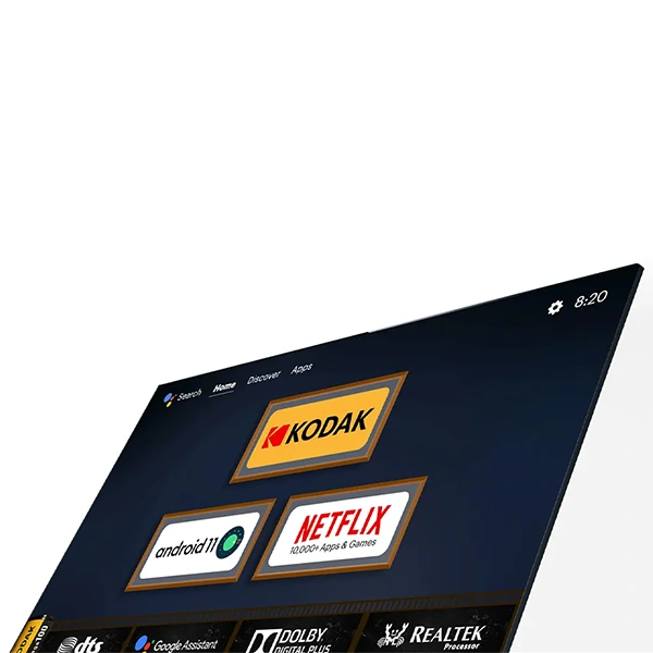 Kodak 80 cm (32 inch) HD Ready LED Smart Android TV with Android 11 and Dolby Digital Plus (329X5051)