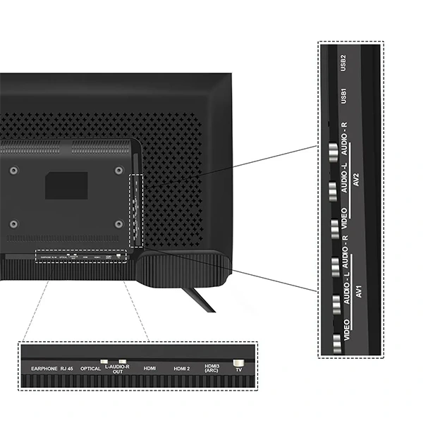 Kodak 80 cm (32 inch) HD Ready LED Smart Android TV with Android 11 and Dolby Digital Plus (329X5051)