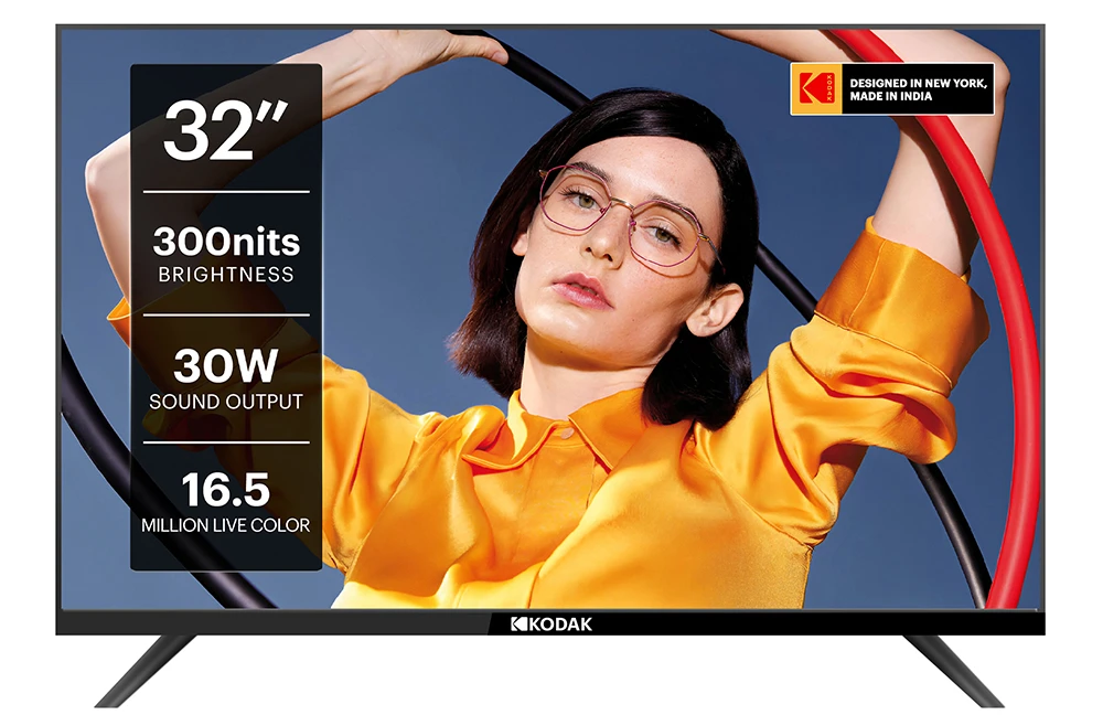 Kodak Television 80 cm (32 inch) HD Ready LED TV 2025 Edition
