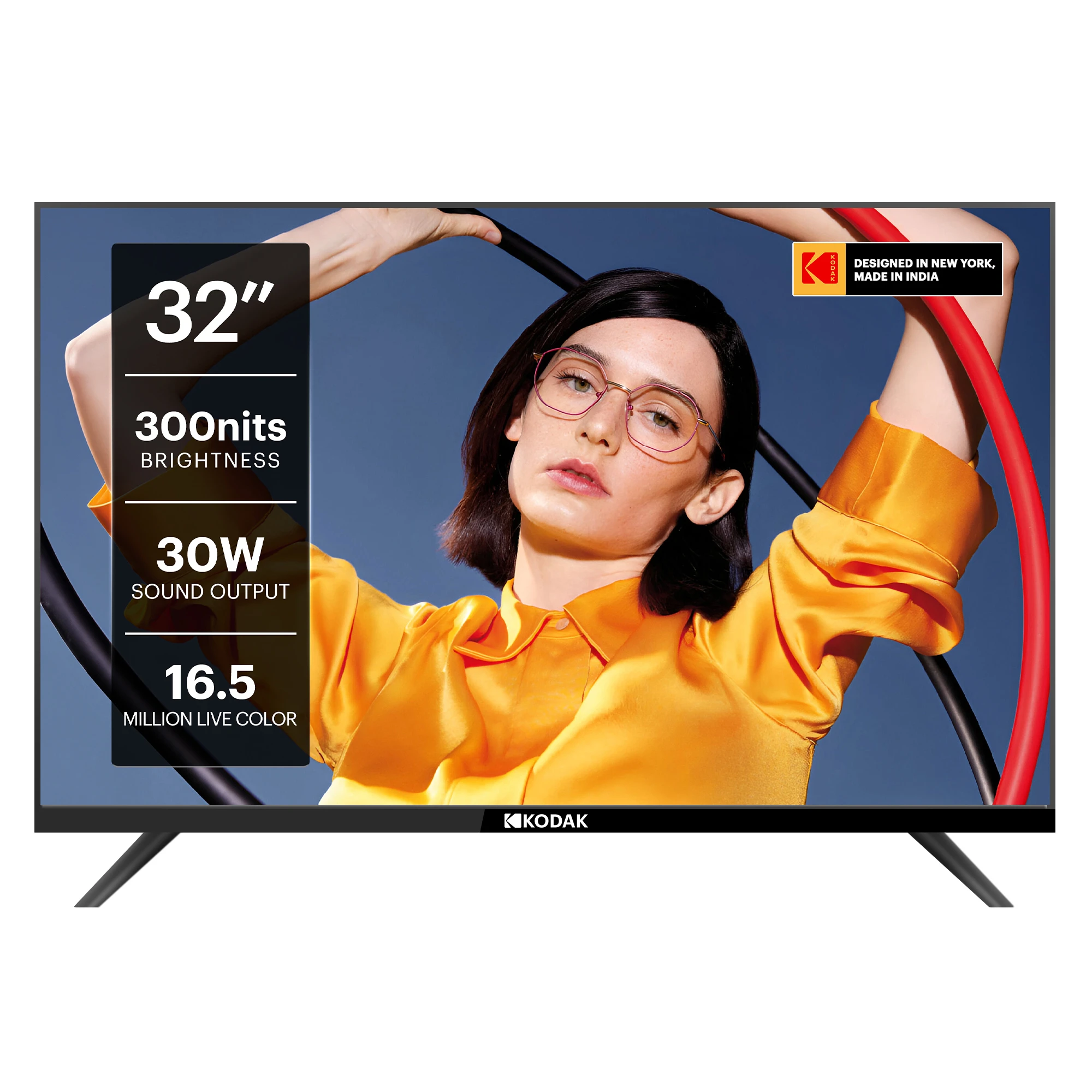 Kodak Television 80 cm (32 inch) HD Ready LED TV 2025 Edition