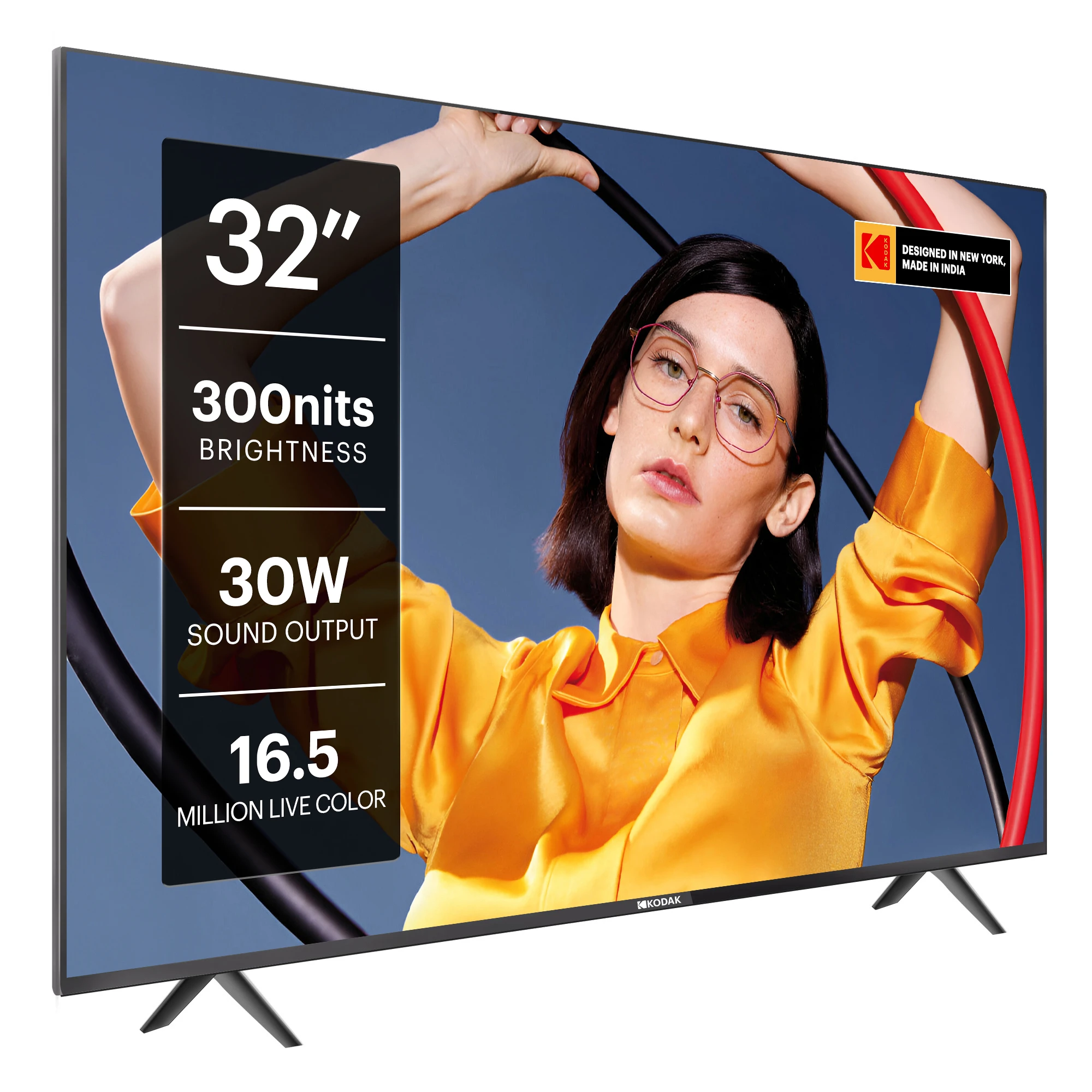 Kodak Television 80 cm (32 inch) HD Ready LED TV 2025 Edition