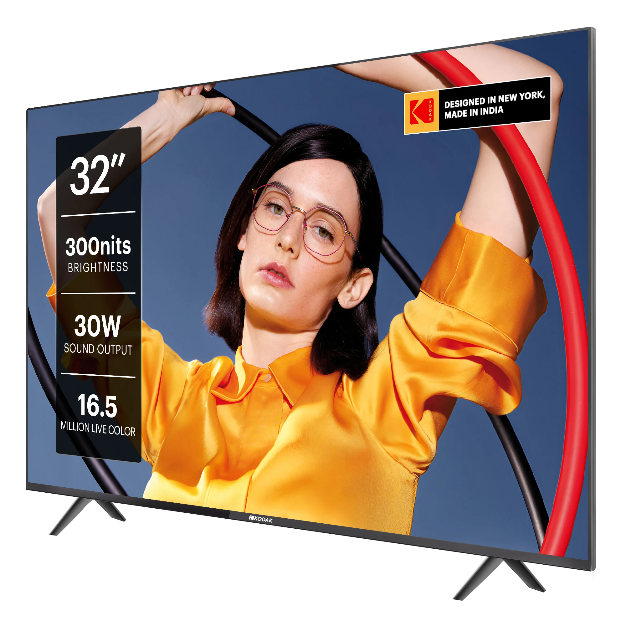 Kodak Television 80 cm (32 inch) HD Ready LED TV 2025 Edition