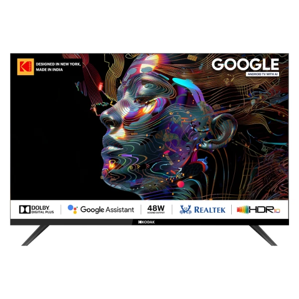 KODAK Matrix 80 cm (32 inch) QLED HD Ready Smart Android TV 2024 Edition (32MT5077) view 4