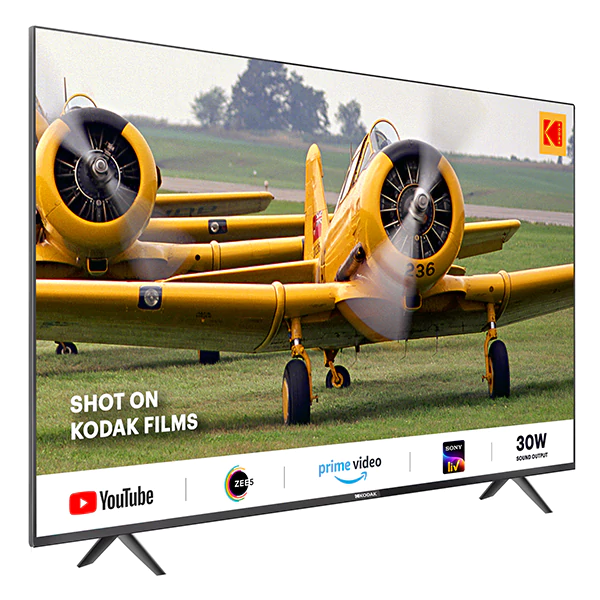 KODAK Special Edition 80 cm (32 inch) HD Ready LED Smart Linux TV with 30W Sound Output & Bezel-Less Design (32SE5001BL)