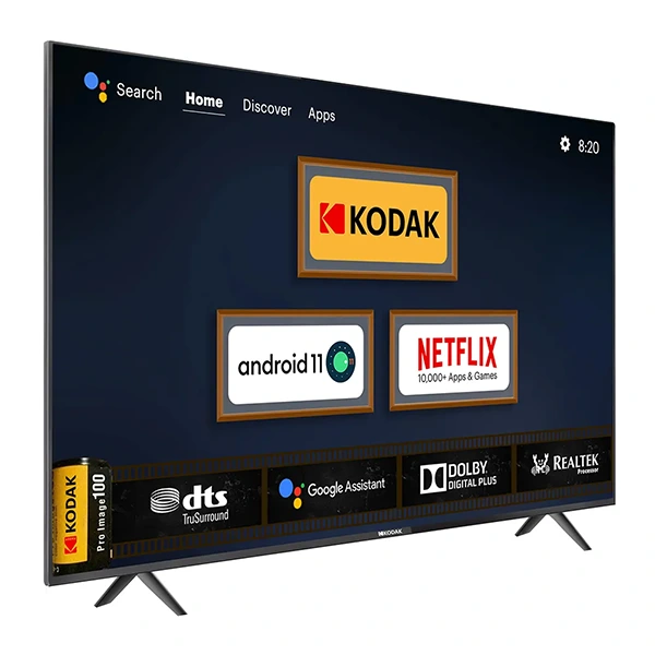Kodak 9XPRO 100 cm (40 inch) Full HD LED Smart Android TV with Android 11 and Dolby Digital Plus