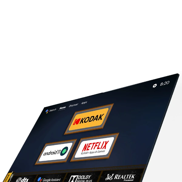 Kodak 108 cm (43 inch) Full HD LED Smart Android TV with Android 11 and Dolby Digital Plus (439X5081)