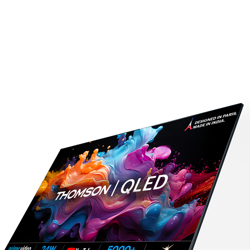 Thomson Alpha QLED 60 cm (24 inch) QLED HD Ready Smart Linux TV 2025 Edition with 24W Sound Output | Web Browser | Sports Mode | Bezel Design (24AlphaQ001) view 6