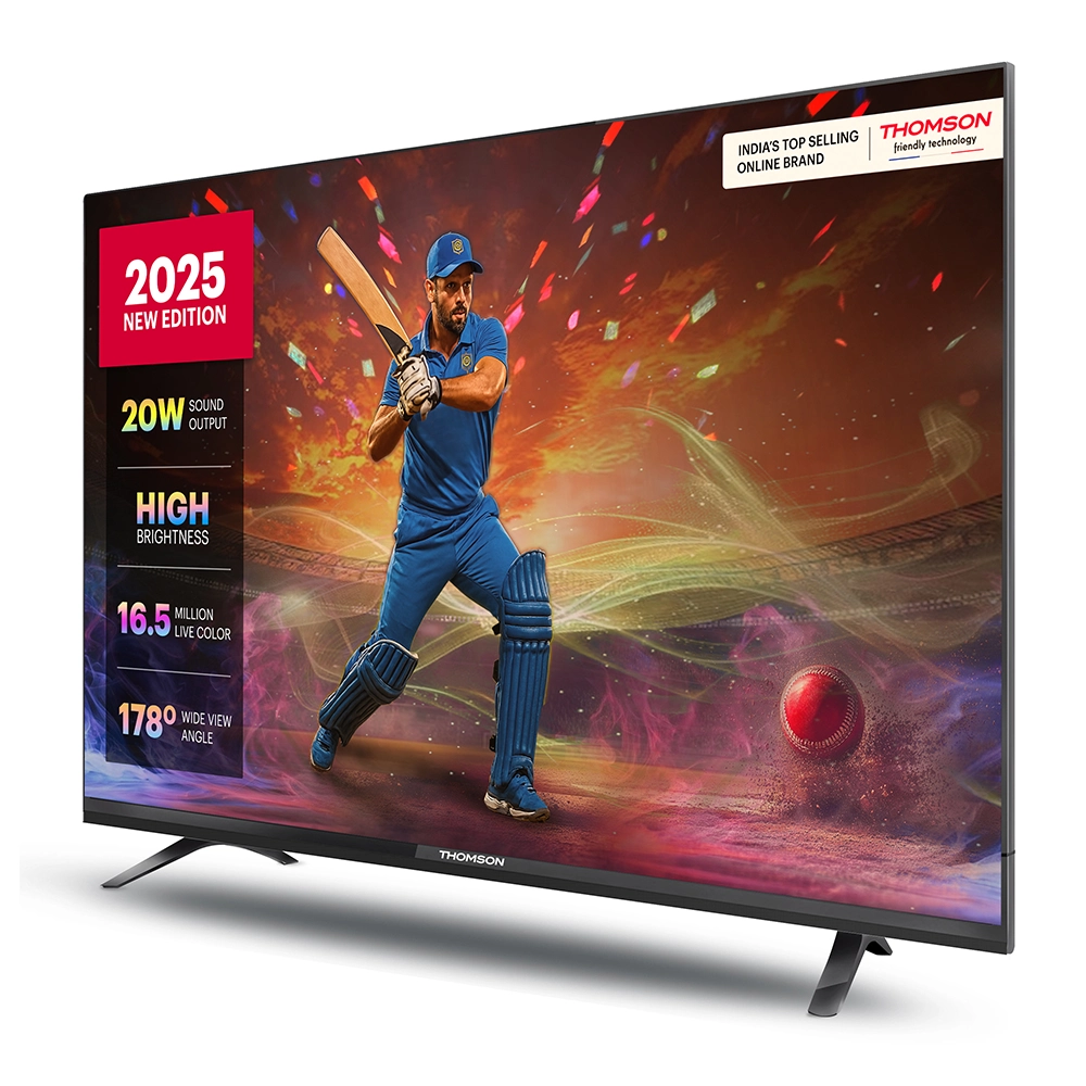 Thomson 60 cm (24 inch) HD Ready LED TV 2025 Edition with 20W Sound Output | 2 Speakers | Wide View Angle| Vivid Color | Bezel Design | Sports Mode (24TM2490-25) view 4