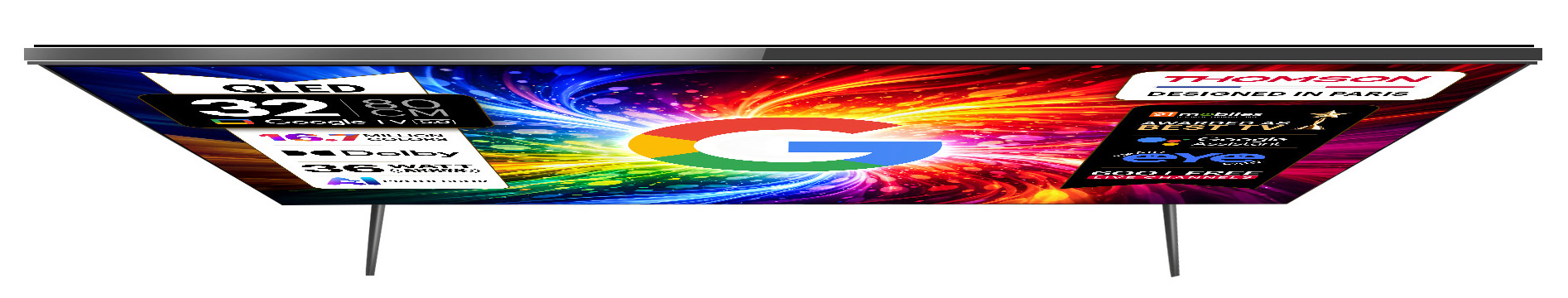 Thomson 80 cm (32 inch) QLED HD Ready Smart Google TV 2026 Edition (32QAI1045)