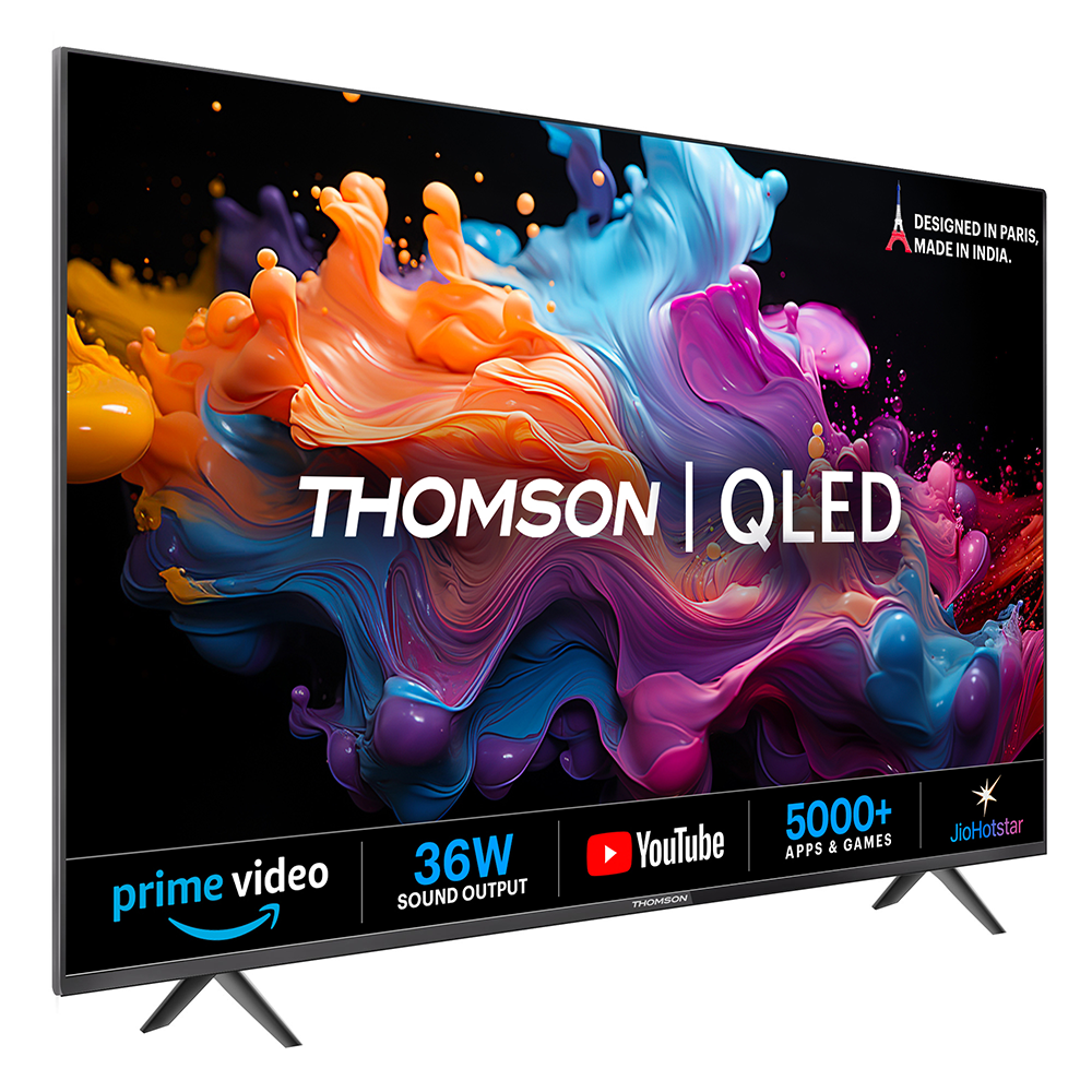 Thomson Alpha QLED 100 cm (40 inch) QLED Full HD Smart Linux TV 2025 Edition with 36W Sound Output |Web Browser | Sports Mode | Bezel - Less Design (40AlphaQ060) view 3