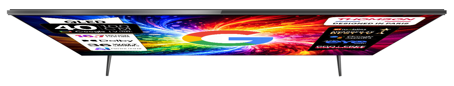 Thomson 100 cm (40 inch) QLED Full HD Smart Google TV 2026 Edition (40QAI1085)