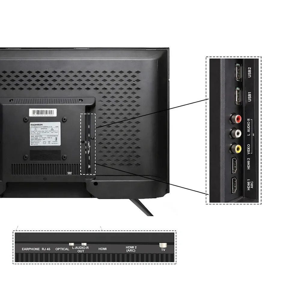 9A Series 108 cm (43 inch) Full HD LED Smart Android TV with Bezel Less Display (43PATH0009 BL)