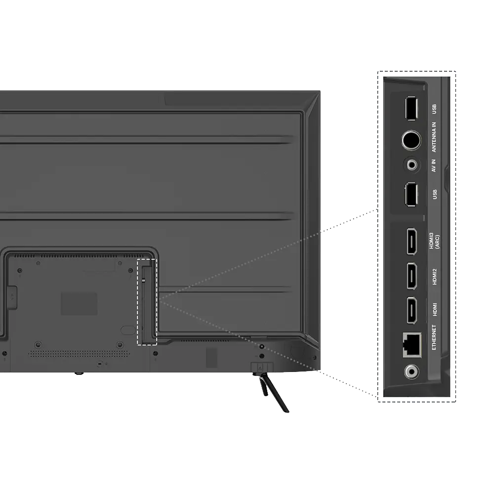 Thomson TV 108 cm (43 inch) QLED Ultra HD (4K) Smart JioTele OS TV 2025 Edition with 40W Sound Output | Digital Plus | HDR | Multilingual Voice Assistant | 400+ free Live Channel | 400+ Games |Web Browser |Sports Mode | Bezel-Less Screen (43TJQ0012) view 3