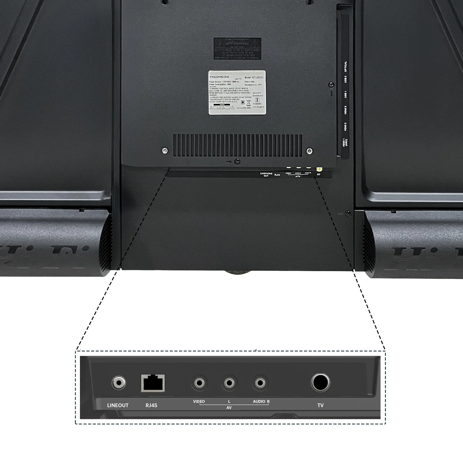 Thomson 126 cm (50 inch) QLED Ultra HD (4K) Smart JioTele OS TV 2025 Edition with 48W Sound Output | 2 Speaker | 450 Nits Brightness | Dolby Audio | Multilingual Voice Assistant | 300+ free live TV channels | 300+ JioGames | Web Browser | Sports Mode | Bezel Less Design (50TJQ0022) view 10