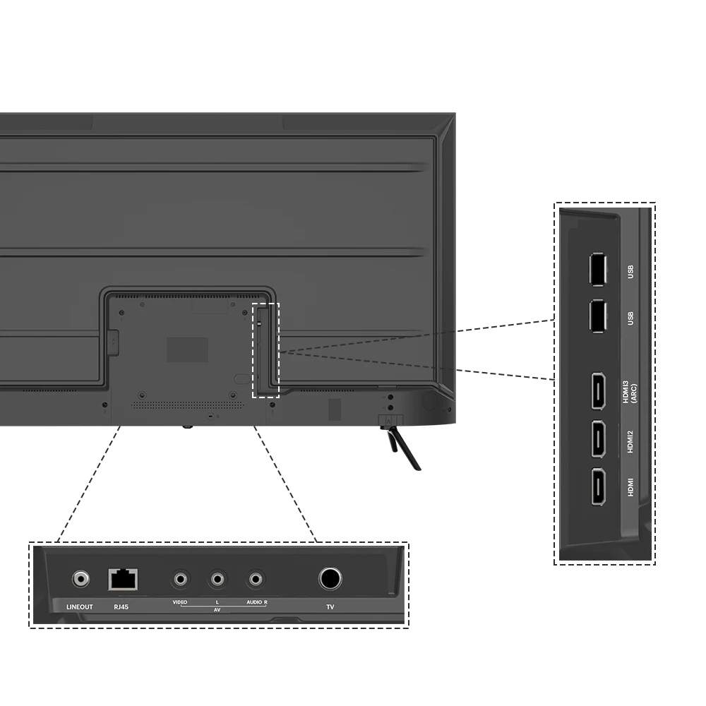 Thomson NeoX 189 cm (75 inch) QLED Ultra HD (4K) Smart Google TV 2025 Edition with 70W Sound Output powered by Blaupunkt | 4 Speaker | 32 GB Storage | 550 Nits Brightness | Precise Dimming | HDR10+ | Dolby Atmos | Dolby Vision | 120 Hz Refresh Rate | HLG | ALLM & VRR | Eyecare Technology | Google Assistant | Bezel Less Design (75NEOX4545) view 9