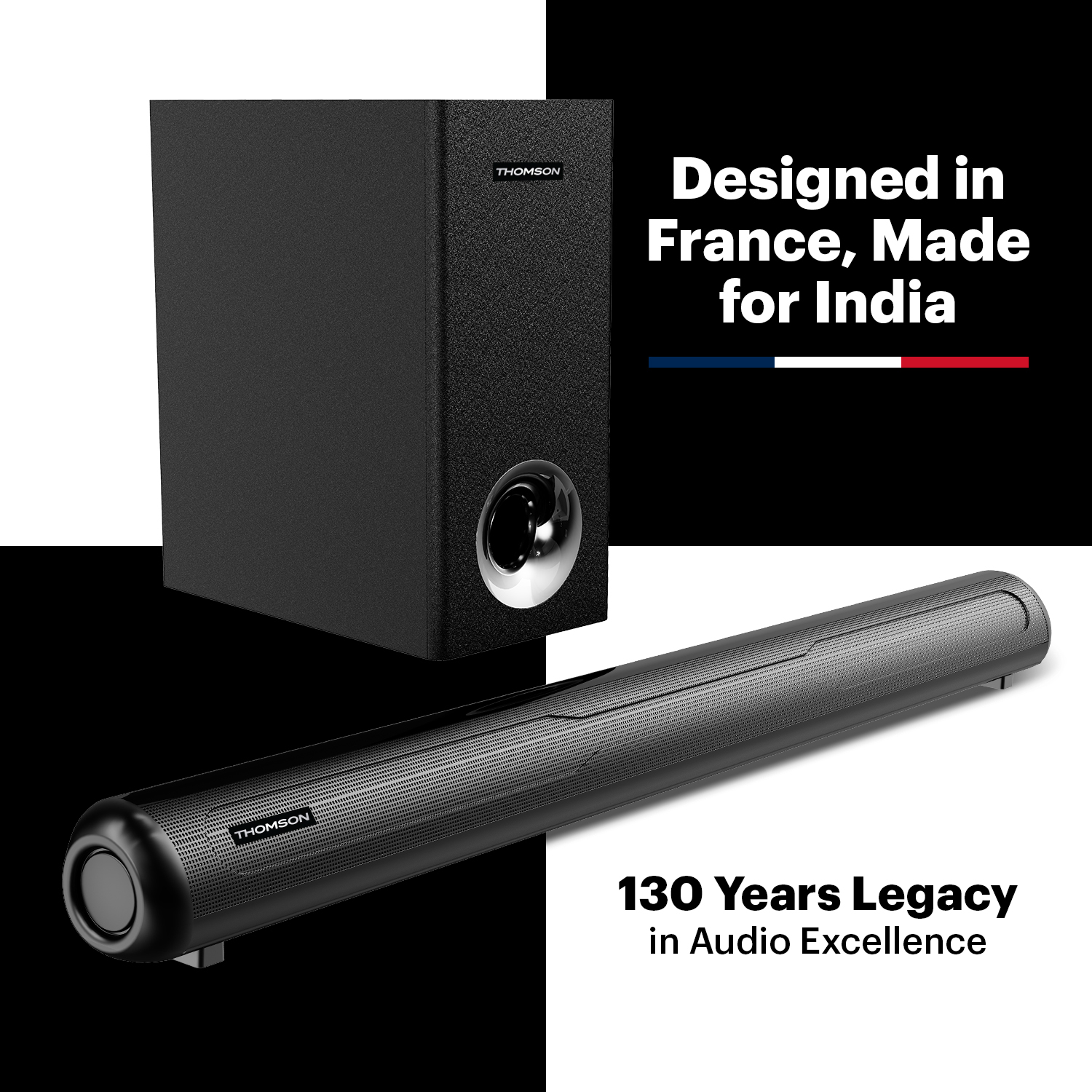 Thomson Alphabeat160, SpeakerBar, Home Theatre, Woofer, RMS Sound Output BT v5.1 160 W Bluetooth Soundbar