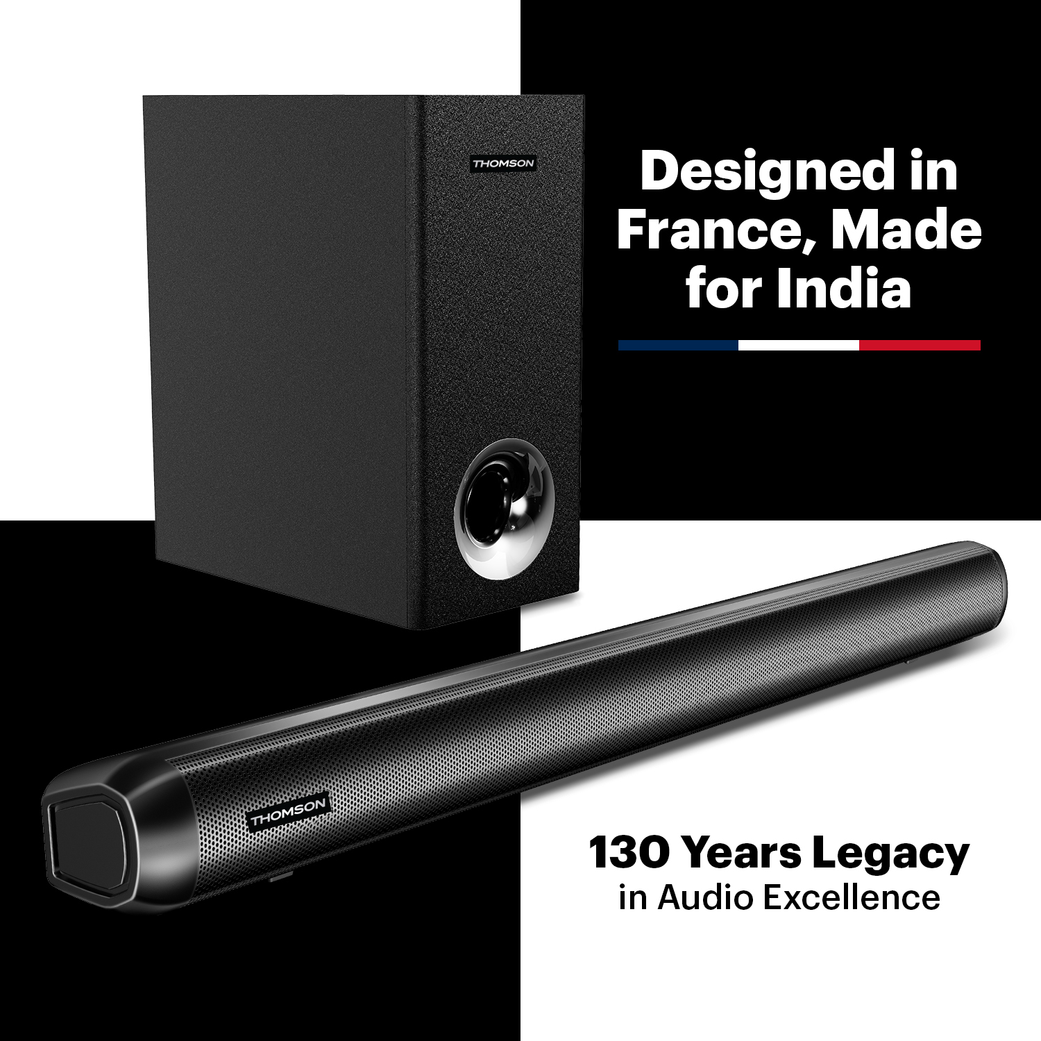 Thomson Alphabeat200, Home Theatre Sound System, Music Bar, Bass Speaker BT v5.1 200 W Bluetooth Soundbar