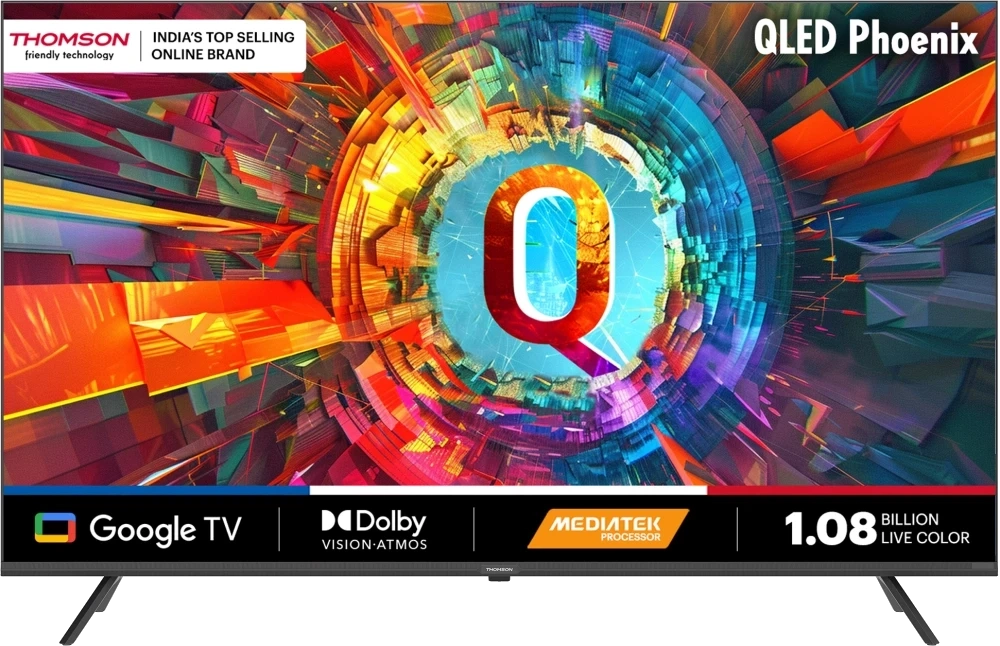 Thomson 126 cm (50 inch) QLED Ultra HD (4K) Smart Google TV with Dolby Vision & Dolby Atmos view 2