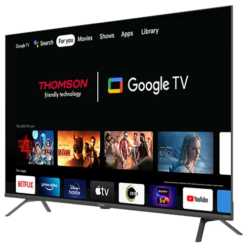 Thomson 126 cm (50 inch) QLED Ultra HD (4K) Smart Google TV with Dolby Vision & Dolby Atmos view 6