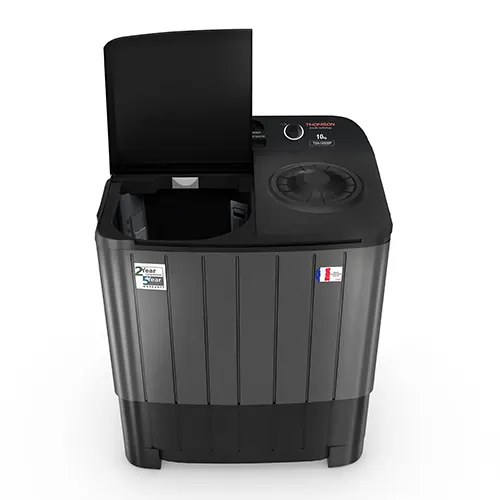 Thomson 10 kg Aqua Magic with Double Waterfall Semi Automatic Top Load Washing Machine Black, Grey (TSA1000SP) view 6