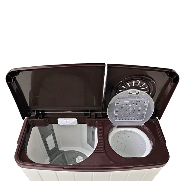 Thomson 12 kg 5 Star Aqua Magic Double Waterfall Semi Automatic Top Load Washing Machine Maroon, White (TSA1200B) view 4