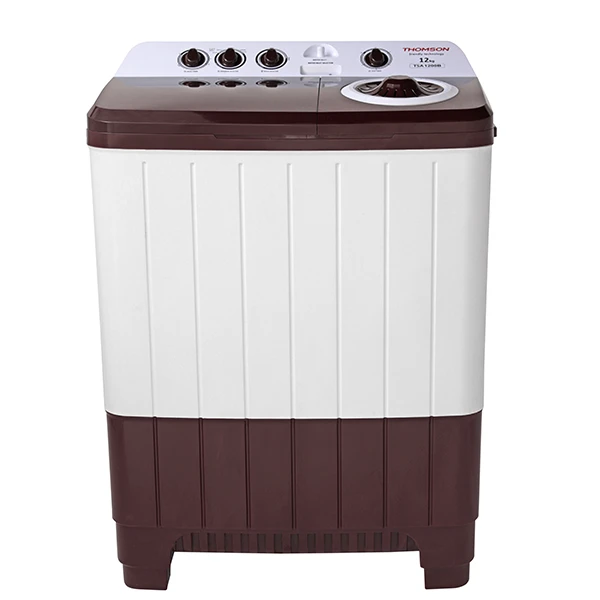 Thomson 12 kg 5 Star Aqua Magic Double Waterfall Semi Automatic Top Load Washing Machine Maroon, White (TSA1200B) view 7