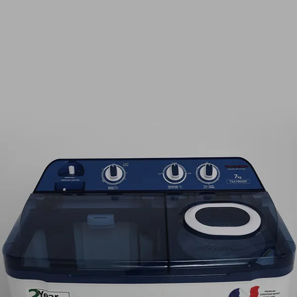 Thomson 7 kg 5 Star Aqua Magic Semi Automatic Top Load Washing Machine Blue, White view 10