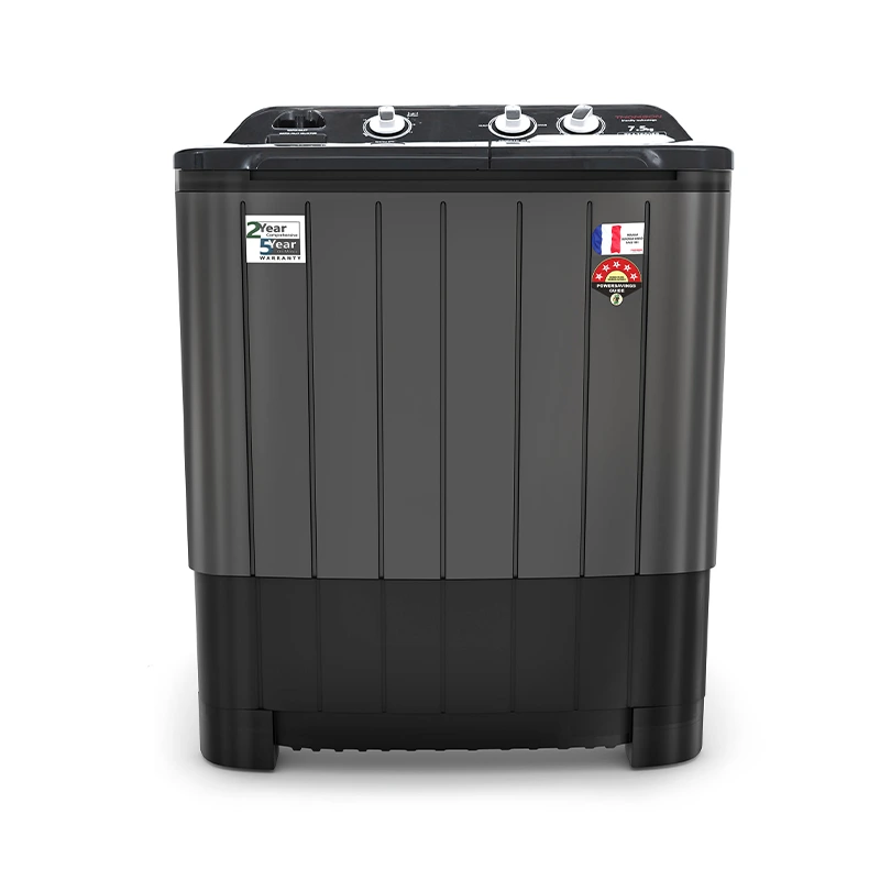 Thomson 7.5 kg Semi Automatic Top Load Washing Machine Black, Grey (TSA7500SP)