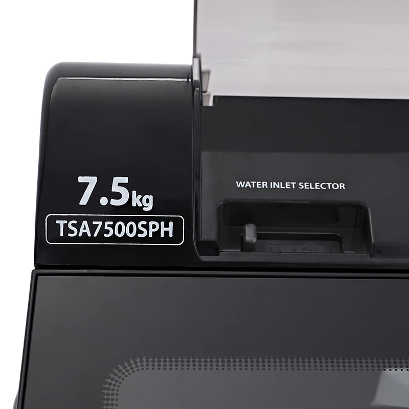 Thomson 7.5 kg Semi Automatic Top Load Washing Machine Black, Grey (TSA7500SPH) view 3
