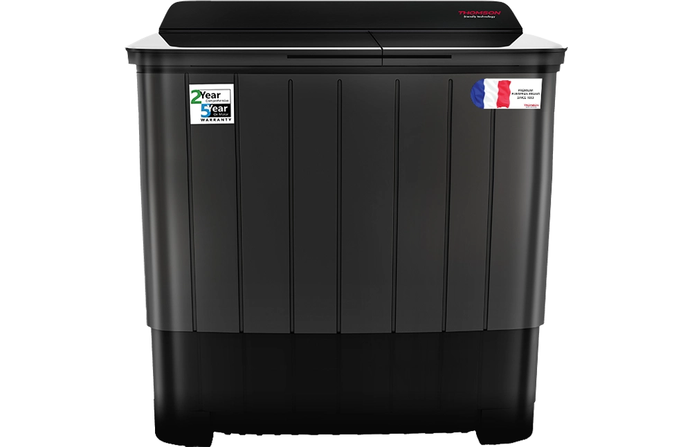 Thomson 8.5 kg 5 Star Aqua Magic Semi Automatic Top Load Washing Machine Black, Grey (TSA8500SPG) view 2