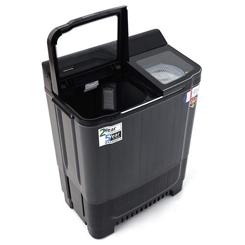 Thomson 8.5 kg 5 Star Aqua Magic Semi Automatic Top Load Washing Machine Black, Grey (TSA8500SPG) view 4