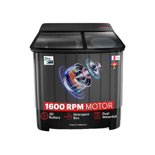 Thomson 8.5 kg 5 Star Aqua Magic Semi Automatic Top Load Washing Machine Black, Grey (TSA8500SPG)