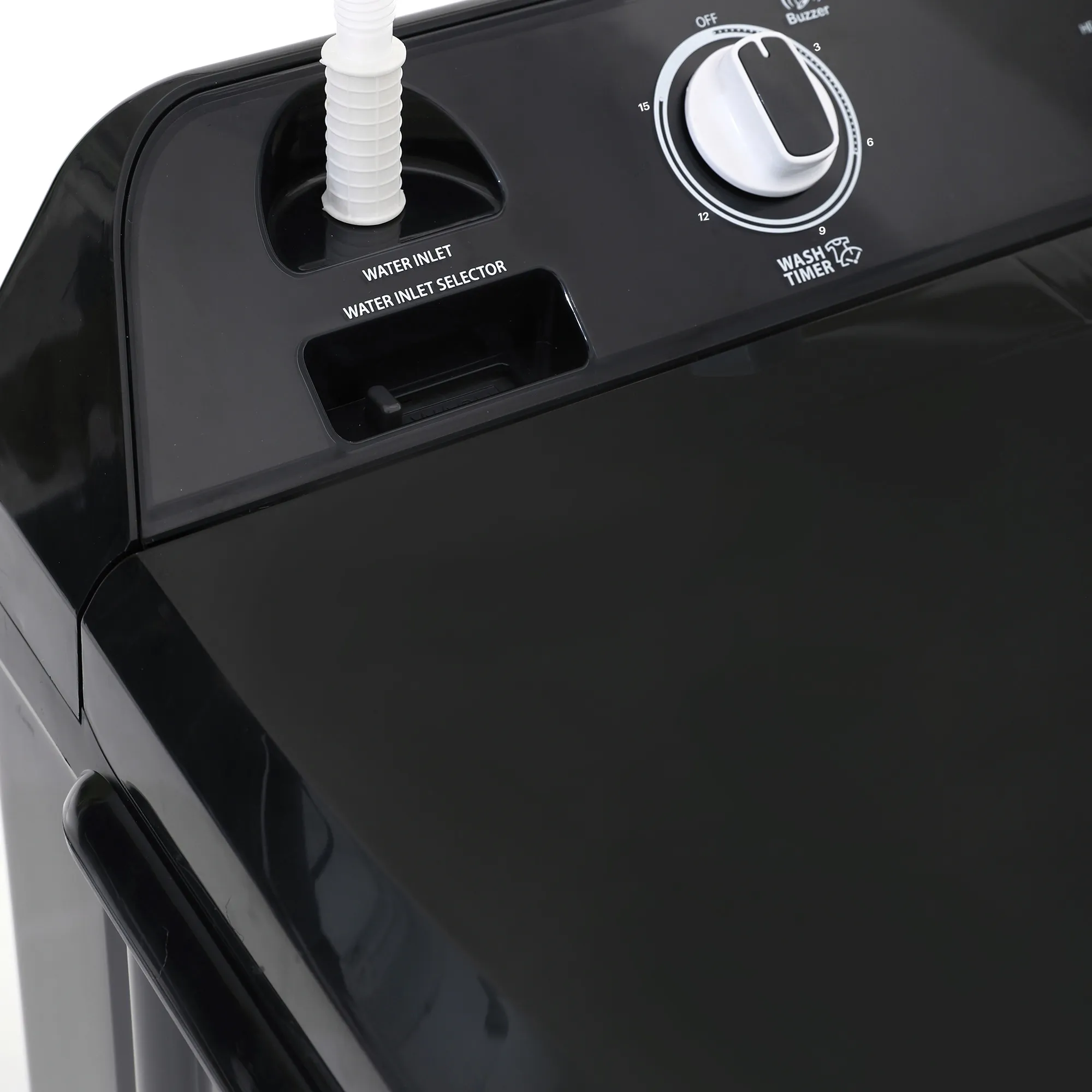 Thomson 8.5 kg 5 Star Aqua Magic with Double Waterfall, Detergent Box, Magic Filter, Heavy Duty Motor, 3D Roller Technology, Collar Scrubber, Turbo Dry Technology, Semi Automatic Top Load Black (TSA8500SPN)