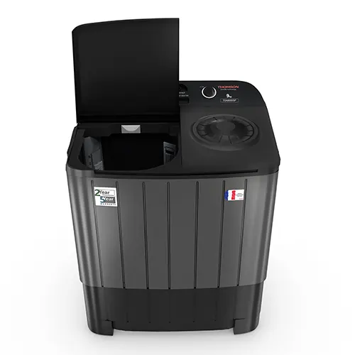 Thomson 9 kg 5 Star Aqua Magic Double Waterfall Semi Automatic Top Load Washing Machine Black (TSA9000SP) view 6