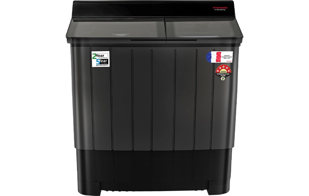 Thomson 7 kg 5 Star Aqua Magic Grande Series with Toughened Glass and Double Waterfall Semi Automatic Top Load Washing Machine