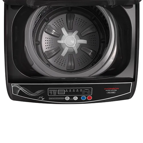 Thomson 11 kg PureWash with Stainless Steel Drum, Magic Filter and Multiple Wash Programs Fully Automatic Top Load Washing Machine Grey (TTL1100S) view 4