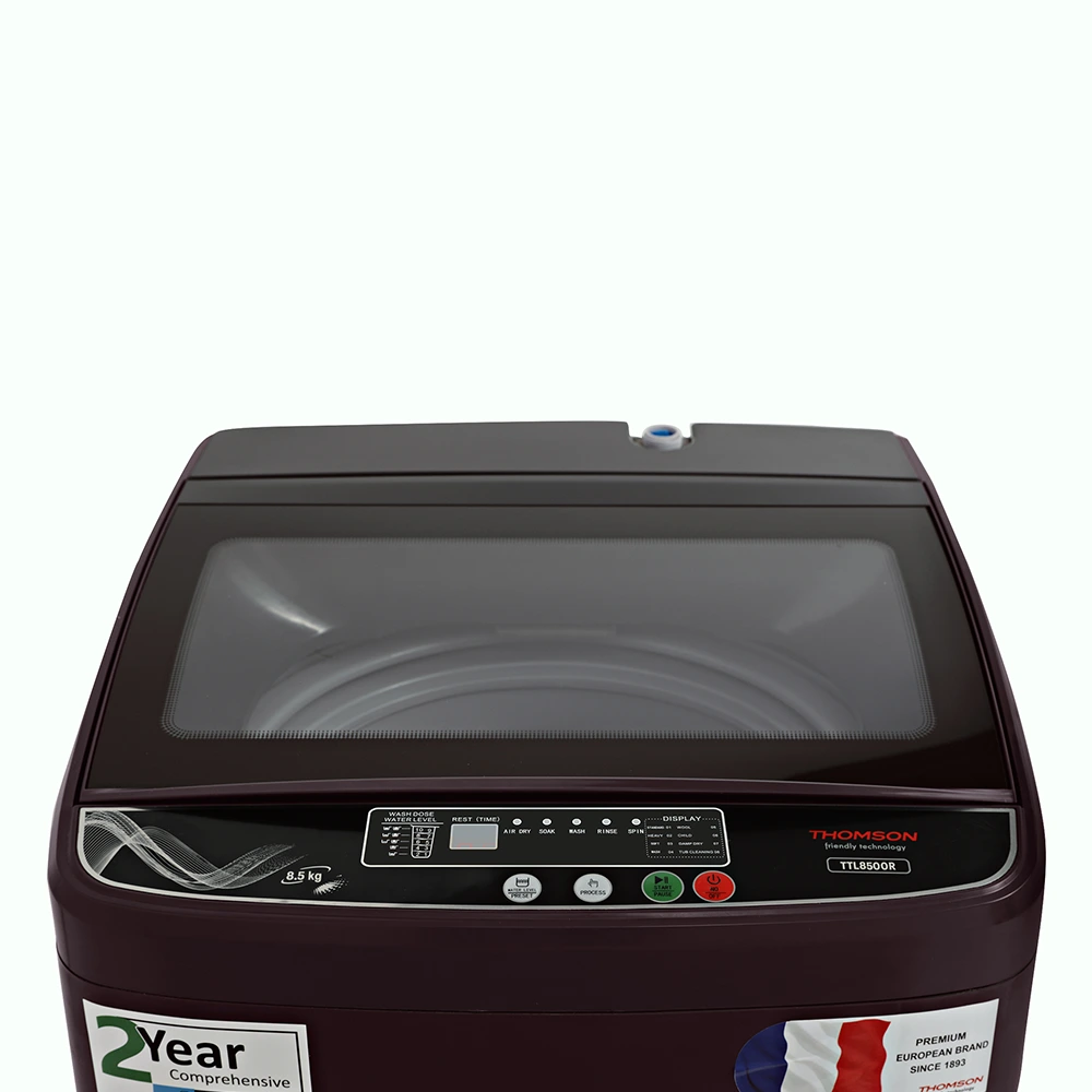 Thomson 8.5 kg Fully Automatic Top Load Washing Machine Black, Maroon  (TTL8500R) view 5