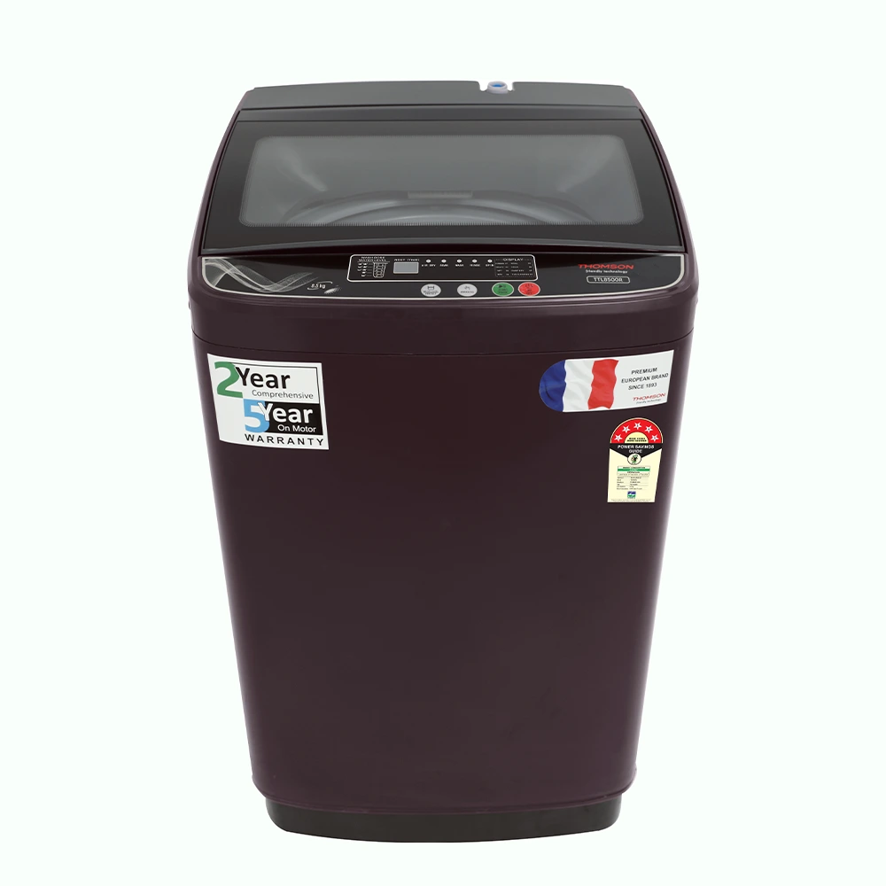 Thomson 8.5 kg Fully Automatic Top Load Washing Machine Black, Maroon  (TTL8500R) view 9